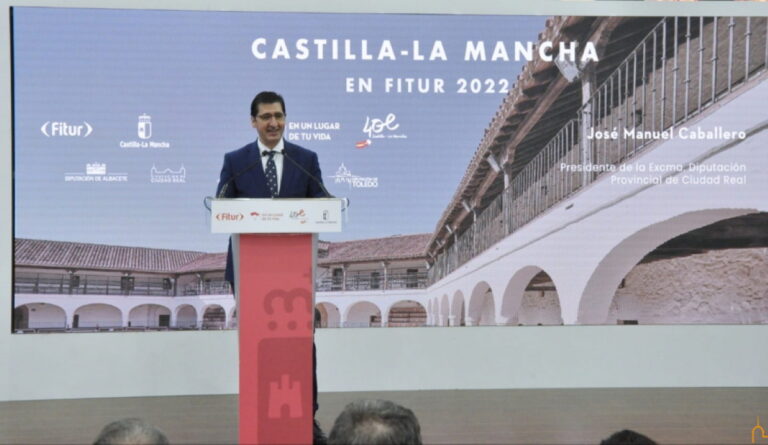 “las bondades de Ciudad Real son muchas”, ha defendido José Manuel Caballero ayer en la inauguración de Fitur 2022