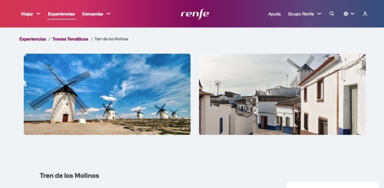 Renfe pondrá en marcha el Tren de los Molinos que conectará Madrid y Campo de Criptana el 14 de mayo