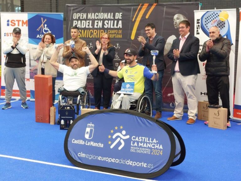 Torneo Nacional de Pádel en Silla de Ruedas reúne a más de 40 jugadores en Campo de Criptana