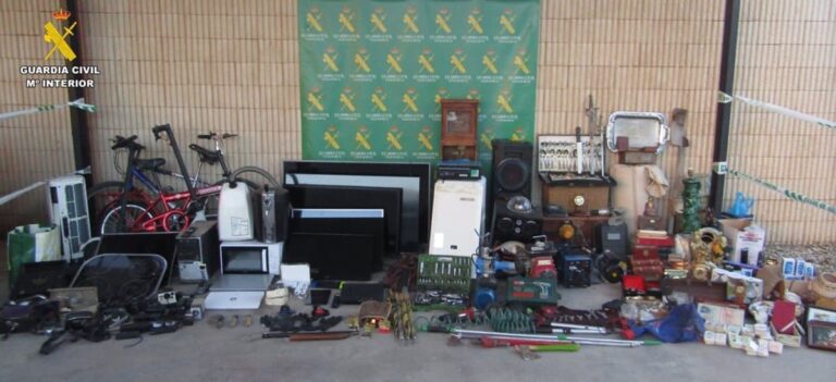 Cuatro Arrestados por 42 Delitos Contra el Patrimonio en Campo de Criptana