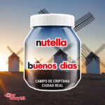 Nutella elige Campo de Criptana como imagen del amanecer manchego en su nueva edición limitada