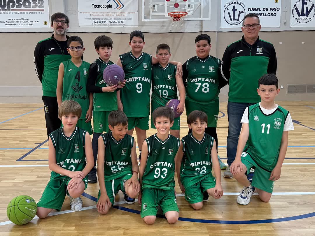 El alevin verde de la E.B.Criptana pasa a la final regional escolar