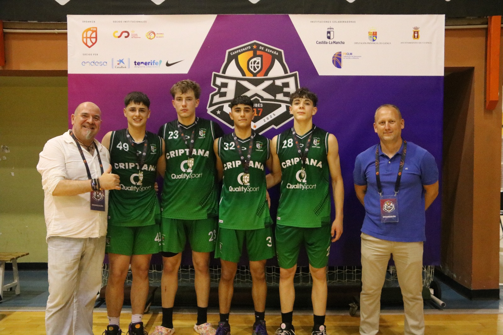El Quality Sport Baloncesto Criptana suma una buena experiencia en su paso por el Campeonato de España 3×3 U17 celebrado en Cuenca