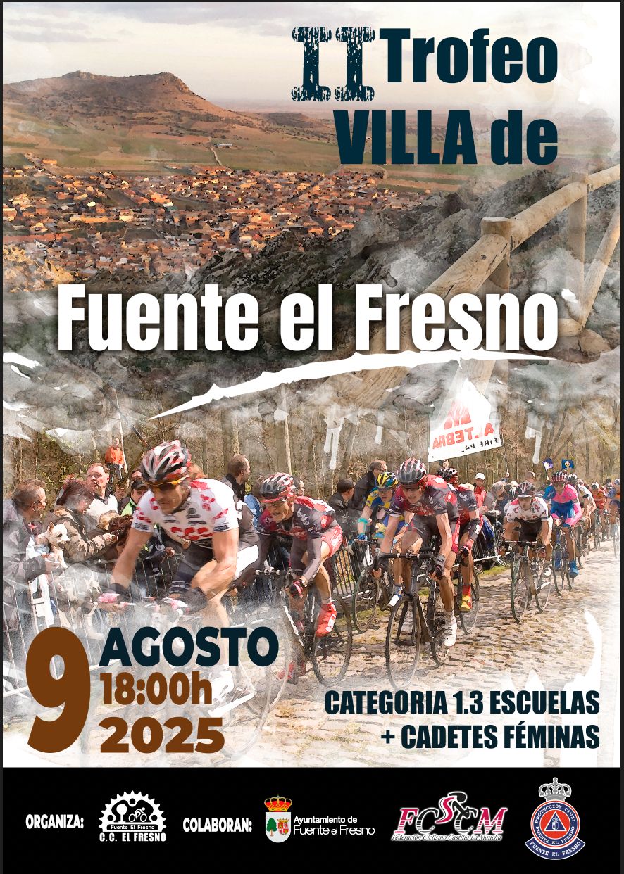 El II Trofeo Escuelas Villa de Fuente el Fresno reunirá a ciclistas de cinco comunidades autónomas
