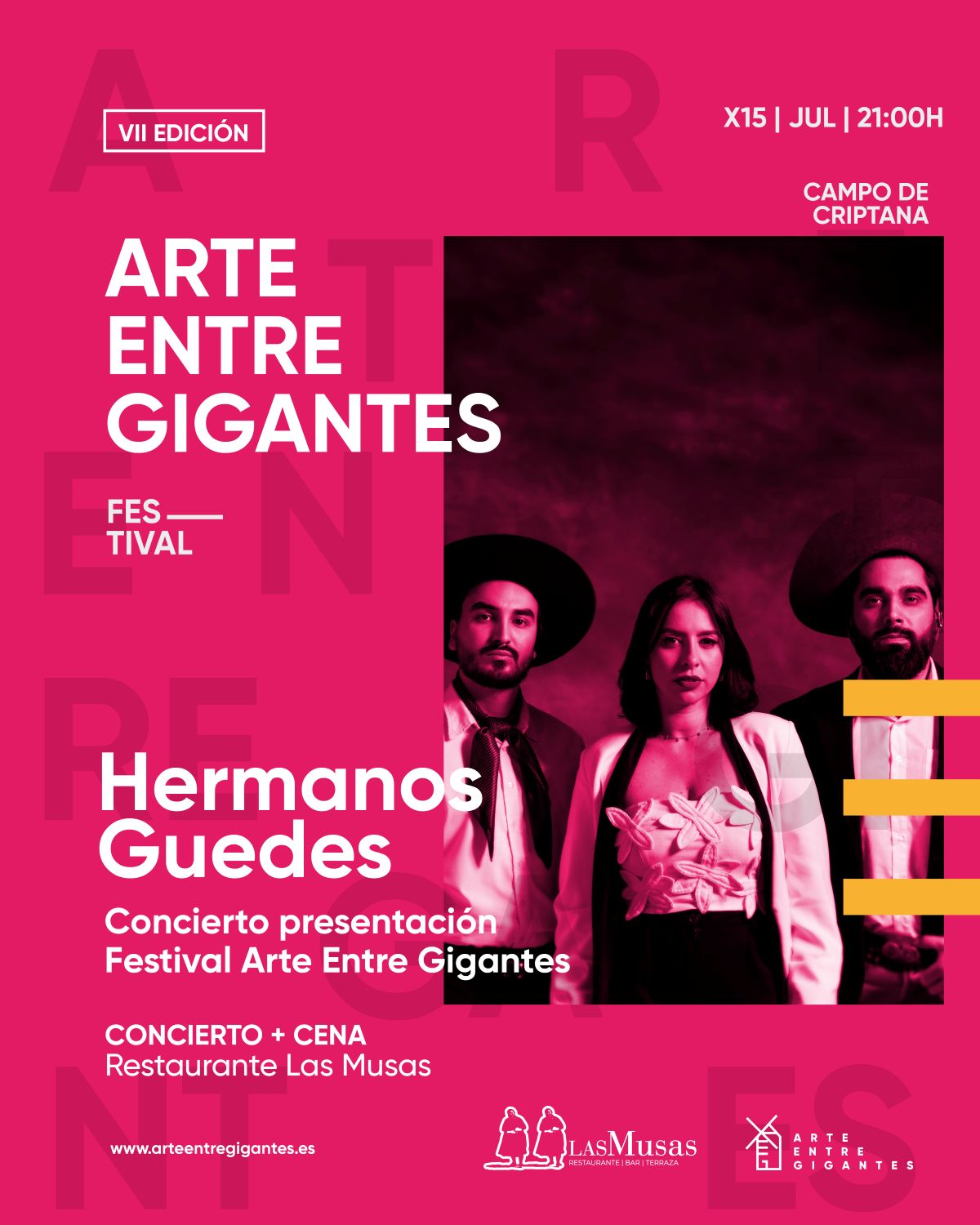 Los Hermanos Guedes presentan la séptima edición del Festival Arte Entre Gigantes